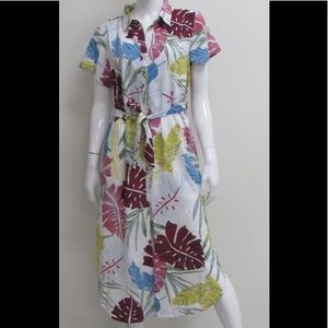 NWT printed shirt dress